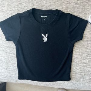 playboy baby tee tshirt